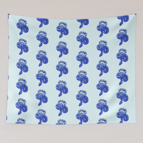 Item preview, Blue snakes illustration  designed and sold by Mayarart.