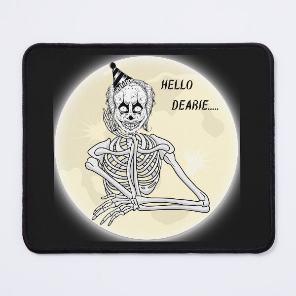 Item preview, Spooky clown skeleton, Hello dearie clown, Halloween skeleton clown designed and sold by Janetlousart.