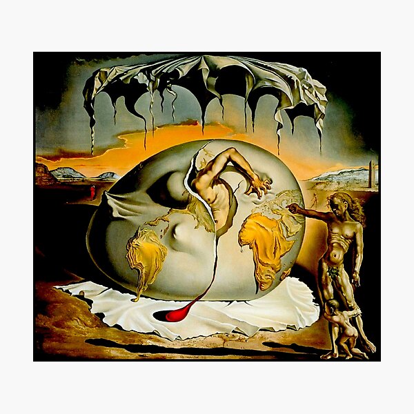 Item preview, ENFANTE GEOPOLITIQUE OBSERVANTE : Painting Print designed and sold by posterbobs.