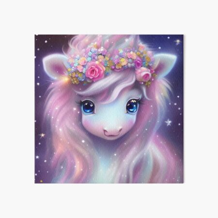 Cute Kawaii Fantasy Baby Unicorn Poster for Sale by Trace1234