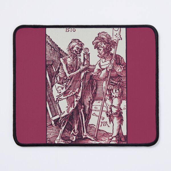 Item preview, Death and the Mercenary, Red Albrecht Dürer designed and sold by DreamingBeetle.