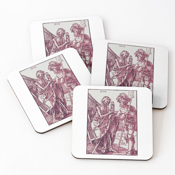 Item preview, Death and the Mercenary, Red Albrecht Dürer designed and sold by DreamingBeetle.