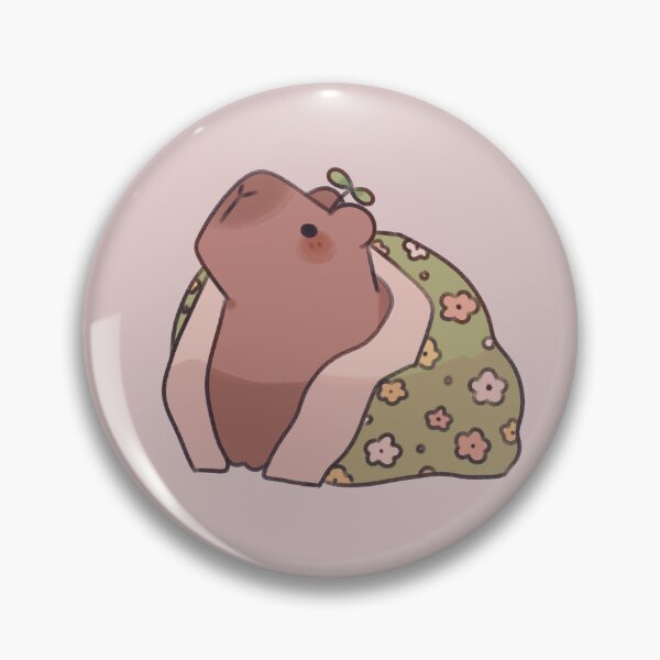 Item preview, capybara with a flower blanket designed and sold by PastelBliss.