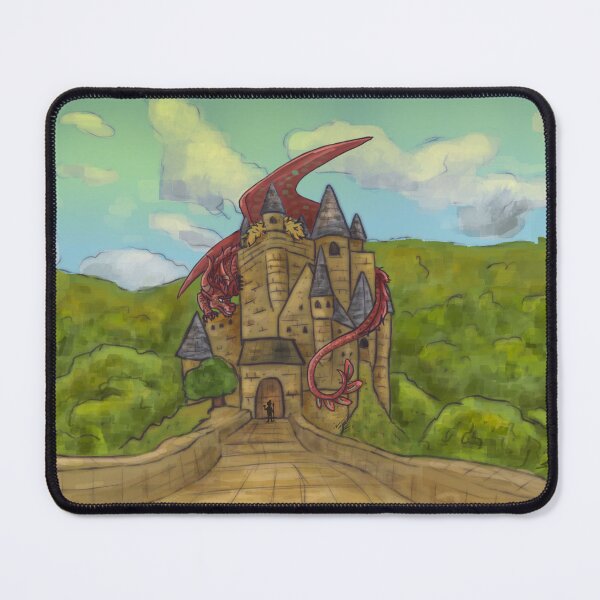 Item preview, Red dragon Guarding Castle designed and sold by Skyraider20.