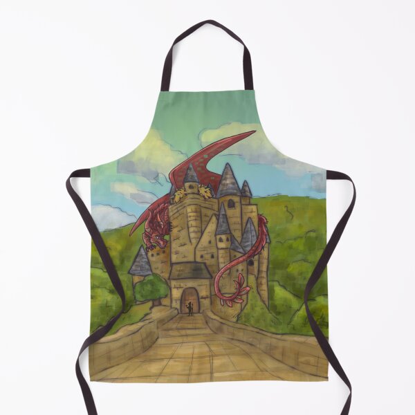 Item preview, Red dragon Guarding Castle designed and sold by Skyraider20.