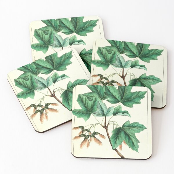 Item preview, Vintage Maple Leaf collage digital print designed and sold by dcrc.