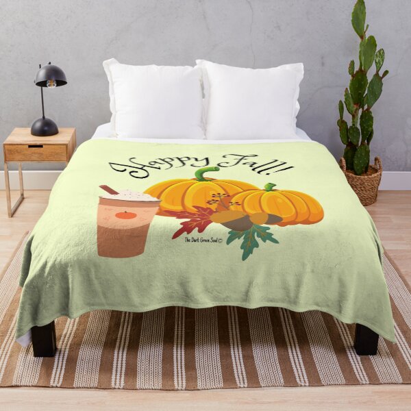 Item preview, Happy Fall Pumpkins and Pumpkin Spice Latte designed and sold by DarkGreenSoul.