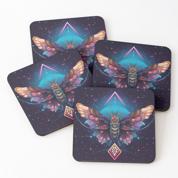 Item preview, "Cosmic Moth Odyssey" designed and sold by Art-Vortex-fr.