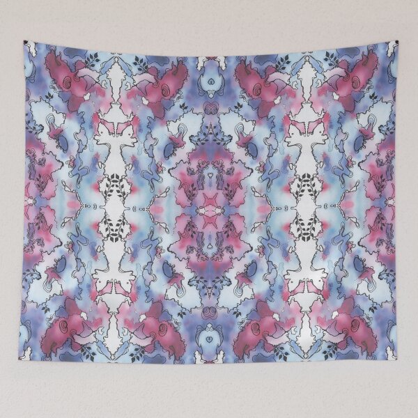 Item preview, Kaleidoscope of Blue and Pink designed and sold by JJLosh.