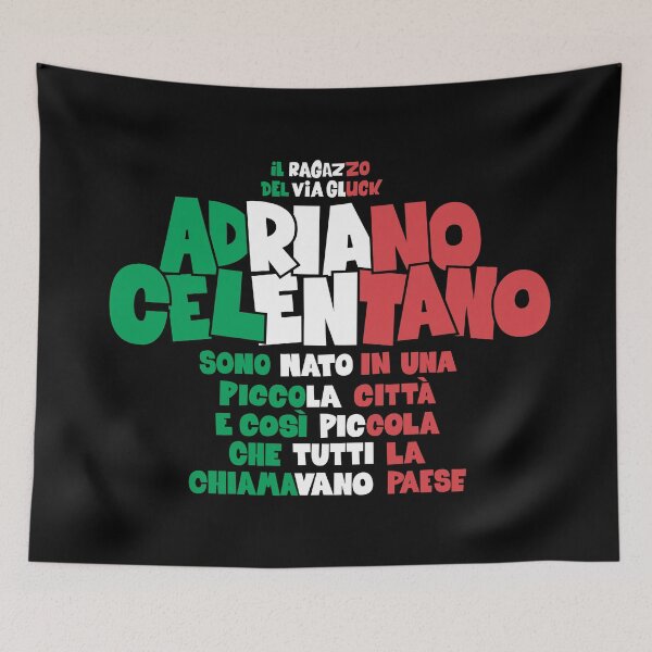 Artikelvorschau, Adriano Celentano - il ragazzo del via gluck entworfen und verkauft von Boogosh.