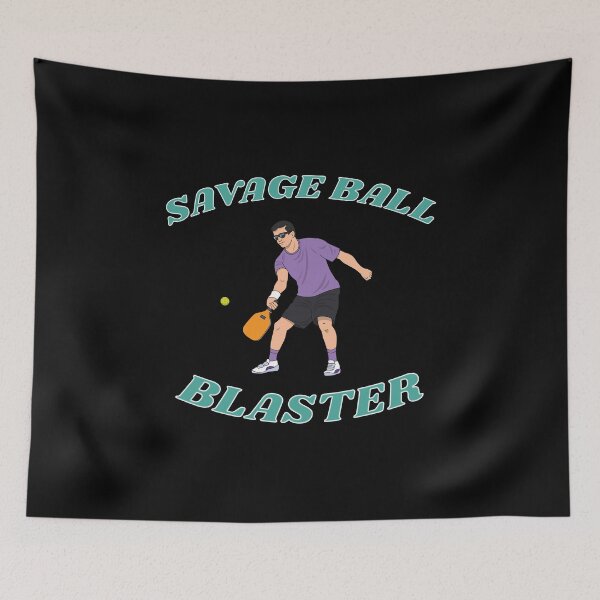 Item preview, Savage Ball Blaster Funny Mens Pickleball Gift designed and sold by LADistrictGarb.