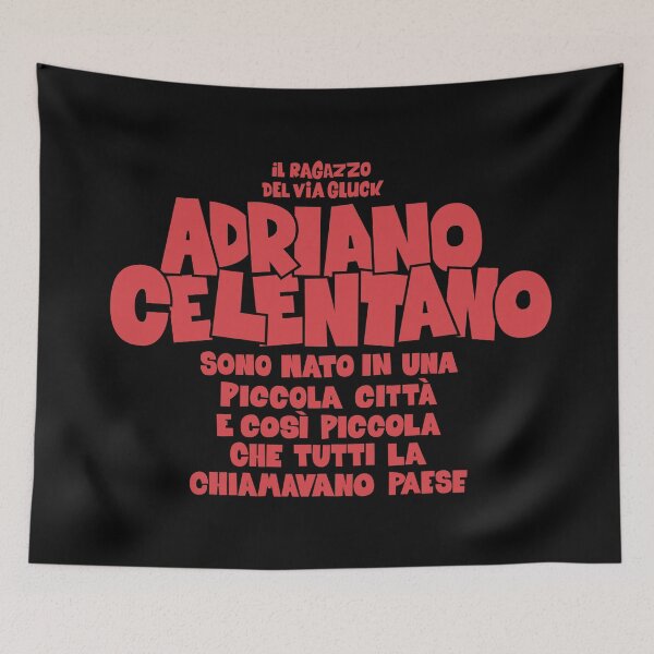 Artikelvorschau, Adriano Celentano - il ragazzo del via gluck entworfen und verkauft von Boogosh.