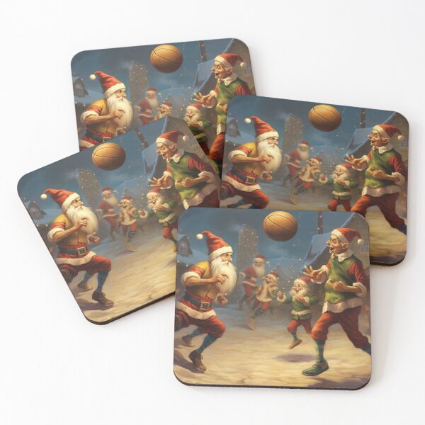 Item preview, Santa's Elves Taking a Break designed and sold by MySportsArt.