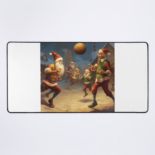 Item preview, Santa's Elves Taking a Break designed and sold by MySportsArt.