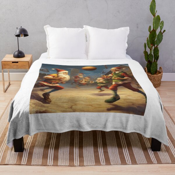 Item preview, Santa's Elves Taking a Break designed and sold by MySportsArt.