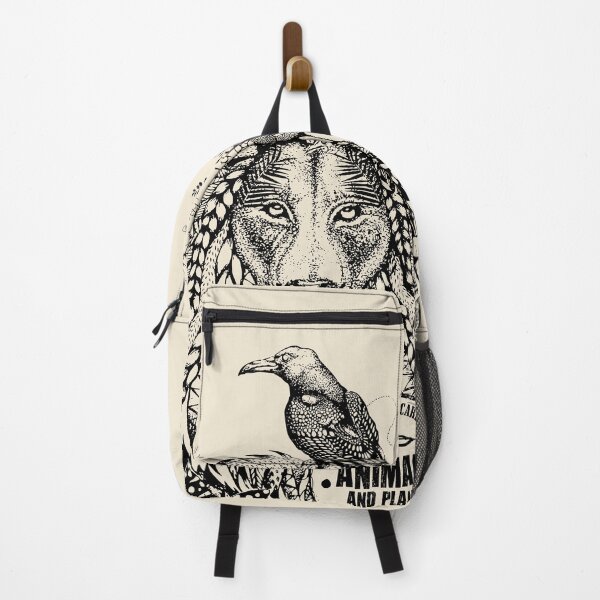 Item preview, Lion and raven with plants designed and sold by JamajkaArtist.