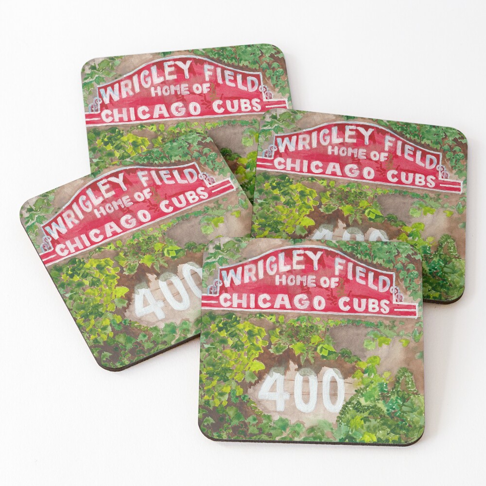 Magic in the Ivy- Wrigley Field Watercolor Sticker for Sale by