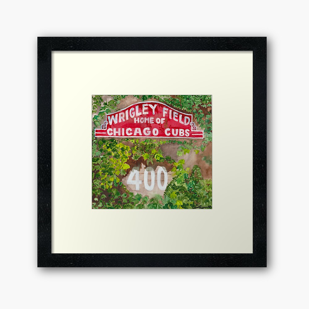 Magic in the Ivy- Wrigley Field Watercolor | Premium T-Shirt