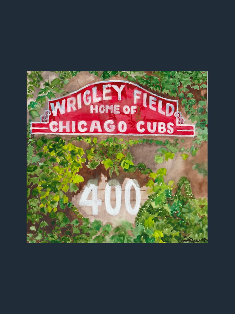 Magic in the Ivy- Wrigley Field Watercolor Premium T-Shirt for