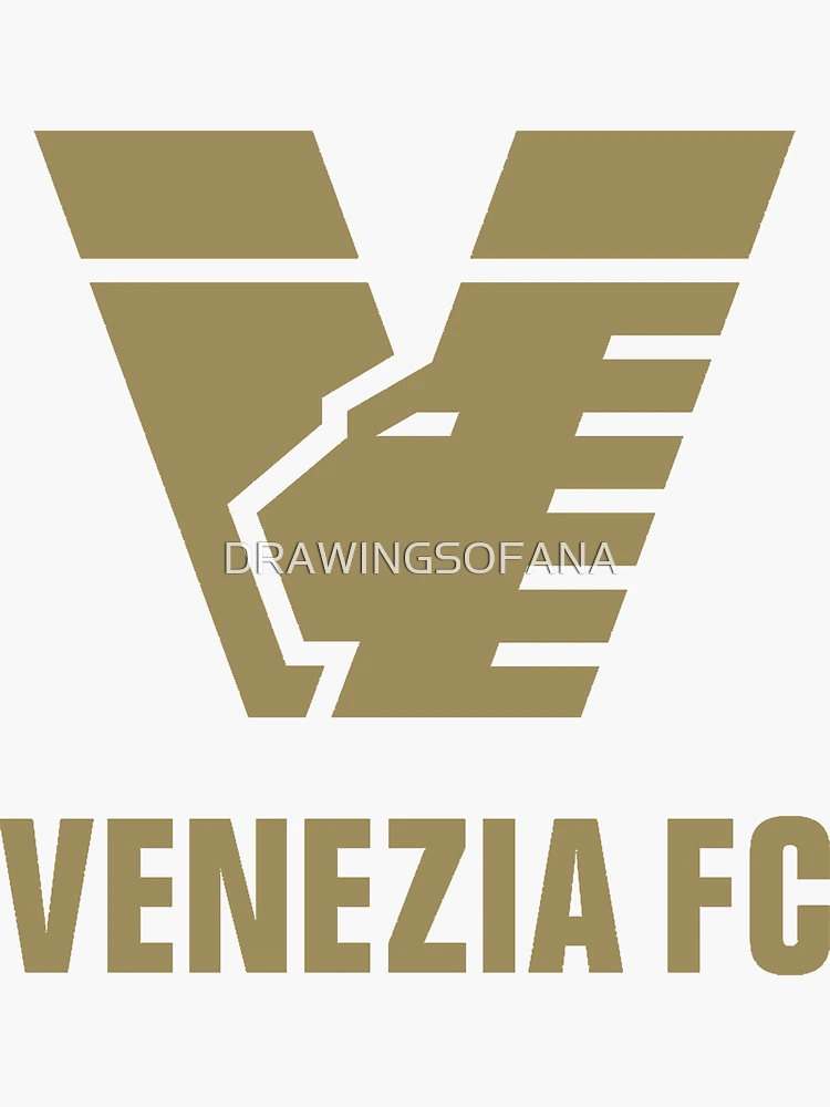 Venezia FC - Logo (gold) Sticker by DRAWINGSOFANA