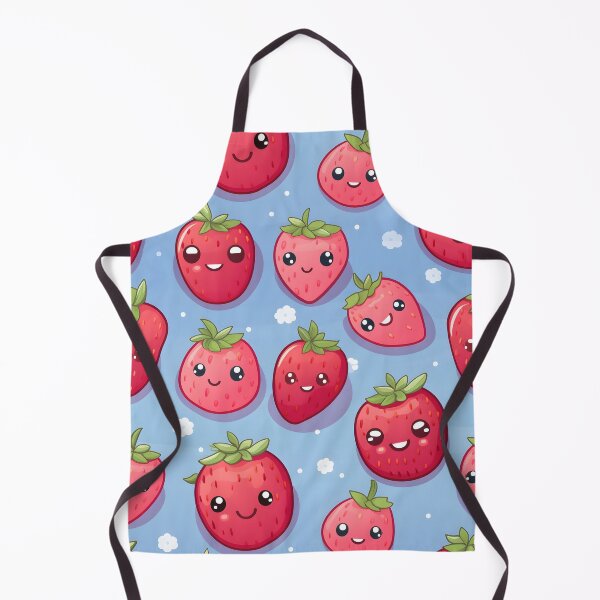 Item preview, Anime Strawberry Pattern Art designed and sold by RibbitFans101.