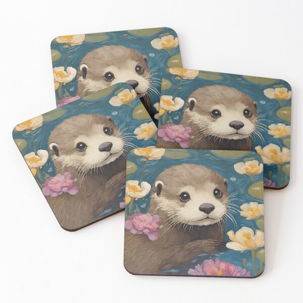 Item preview, Baby Otter with a Sweet Face and Big Eyes designed and sold by Glimmersmith.