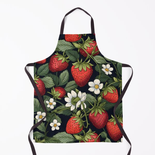 Item preview, Strawberry Pattern Art designed and sold by RibbitFans101.