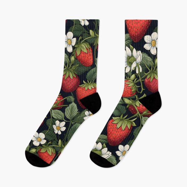 Item preview, Strawberry Pattern Art designed and sold by RibbitFans101.
