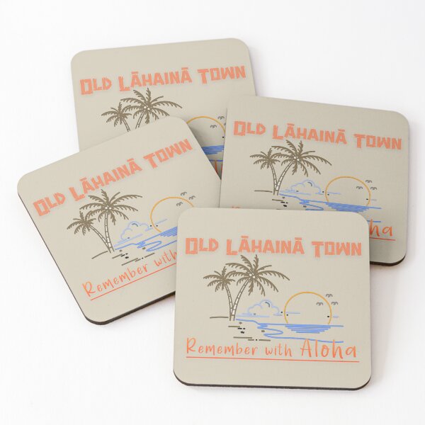 Item preview, Old Lahaina Town - Remember with Aloha designed and sold by J Marielle Designs.