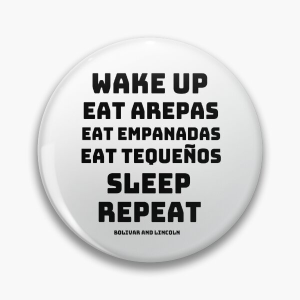 Item preview, Eat arepas and Repeat designed and sold by Bolivar and Lincoln Official Merchandise.