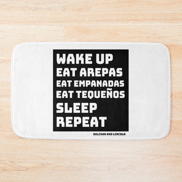 Item preview, Eat arepas and Repeat designed and sold by Bolivar and Lincoln Official Merchandise.