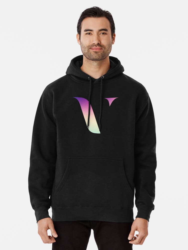 V - VEGA - Gradient Purple/Yellow/Green Pullover Hoodie for Sale