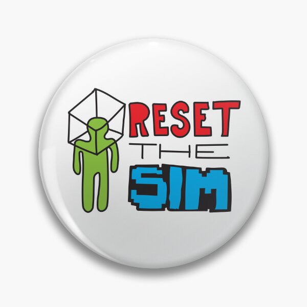 Item preview, Reset the Sim - PapiShirts designed and sold by Jorge Goyco.