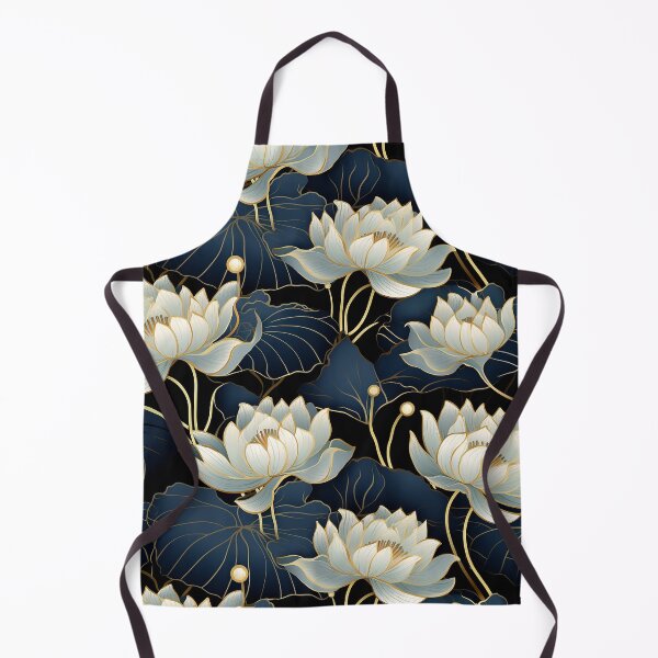 Item preview, Lotus Seamless Floral Pattern designed and sold by MapleTArts.