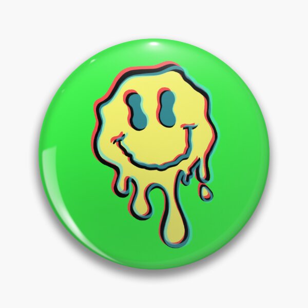Item preview, Trippy Melting Smiley face designed and sold by Prismatic  Pisces.
