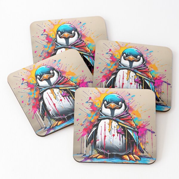 Item preview, Superhero Penguin designed and sold by Pirish-Designs.