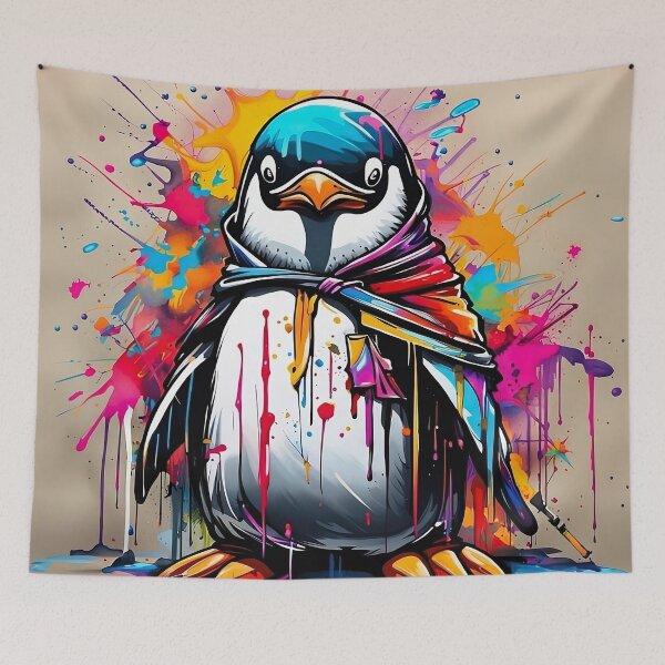 Item preview, Superhero Penguin designed and sold by Pirish-Designs.
