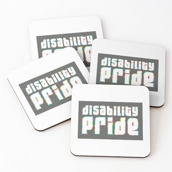Item preview, Disability pride - colorful on gray designed and sold by Dadusa.
