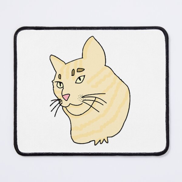Item preview, Yellow cat in profile designed and sold by nocturnastore.