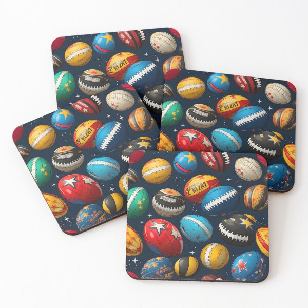 Item preview, Football Decorations—so pretty, so frilly. In Football Kickoff Season Department of Decorative Arts, ornament is not a crime. Autumn Design. Fall Pattern. designed and sold by ignasirus.