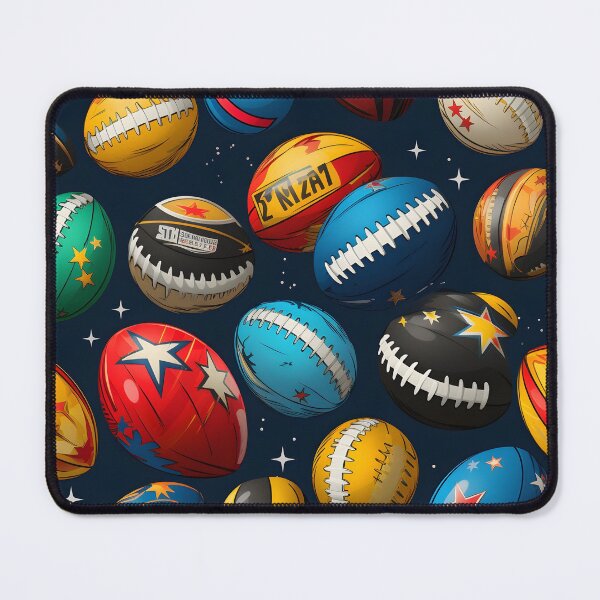 Item preview, Football Decorations—so pretty, so frilly. In Football Kickoff Season Department of Decorative Arts, ornament is not a crime. Autumn Design. Fall Pattern. designed and sold by ignasirus.