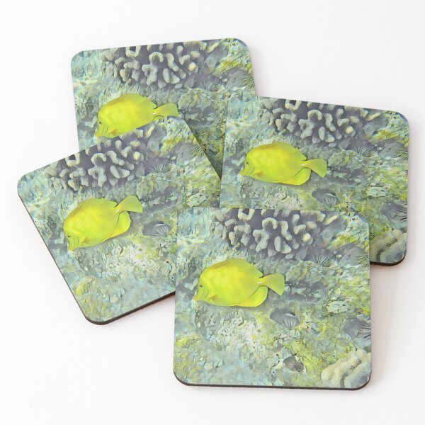 Item preview, Yellow Tang in the Coral designed and sold by CommandoCrane.
