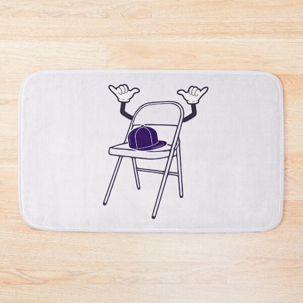 Item preview, White folding chair hat cartoon purple hat Montgomery Brawl Alabama Tea Party chair fight funny meme fuck around find out designed and sold by LoveYaToo.