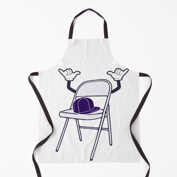 Item preview, White folding chair hat cartoon purple hat Montgomery Brawl Alabama Tea Party chair fight funny meme fuck around find out designed and sold by LoveYaToo.