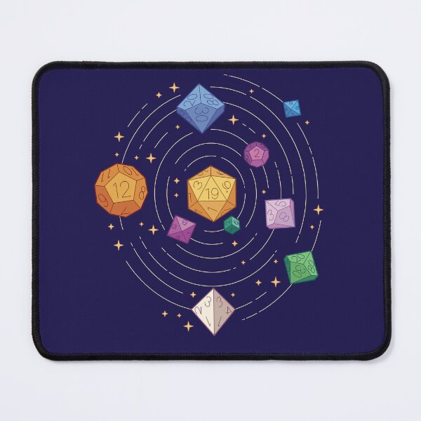 Item preview, Dice Solar System with Polyhedral Dice. For Nerdy Tabletop RPG Gamer designed and sold by Zanda-Nerd-Shop.