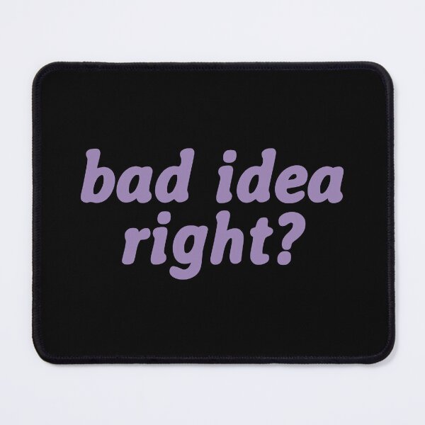 Item preview, bad idea right? (black) designed and sold by sarascoprox.