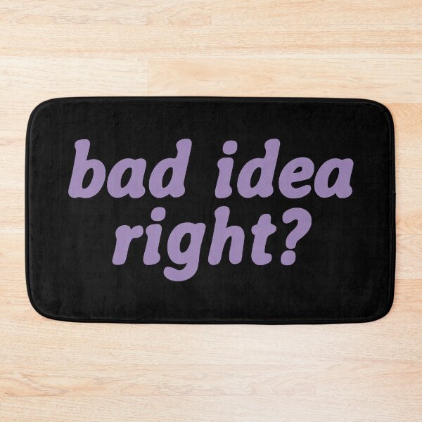 Item preview, bad idea right? (black) designed and sold by sarascoprox.