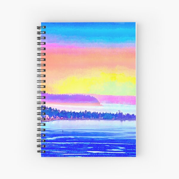 Pastel Sunset Spiral Notebook
