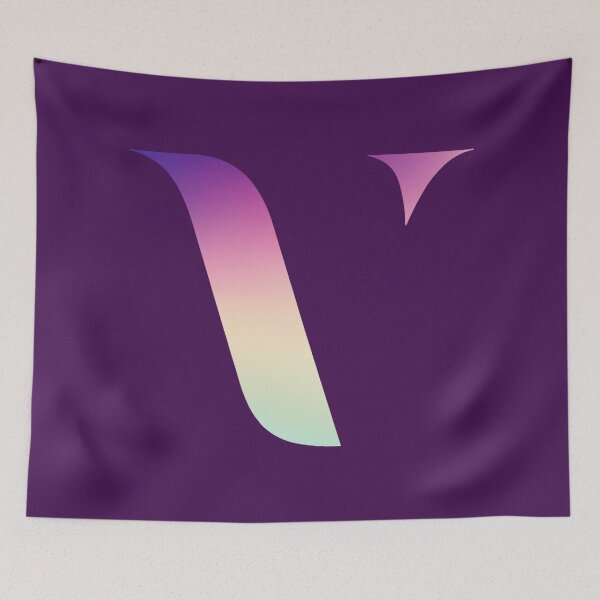Item preview,  V - VEGA - Gradient Purple/Yellow/Green designed and sold by CYLA WORLD | Official Store.