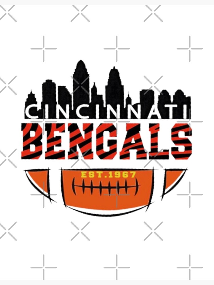 Single Small Line Circle Stylish Fashion Cincinnati Bengals